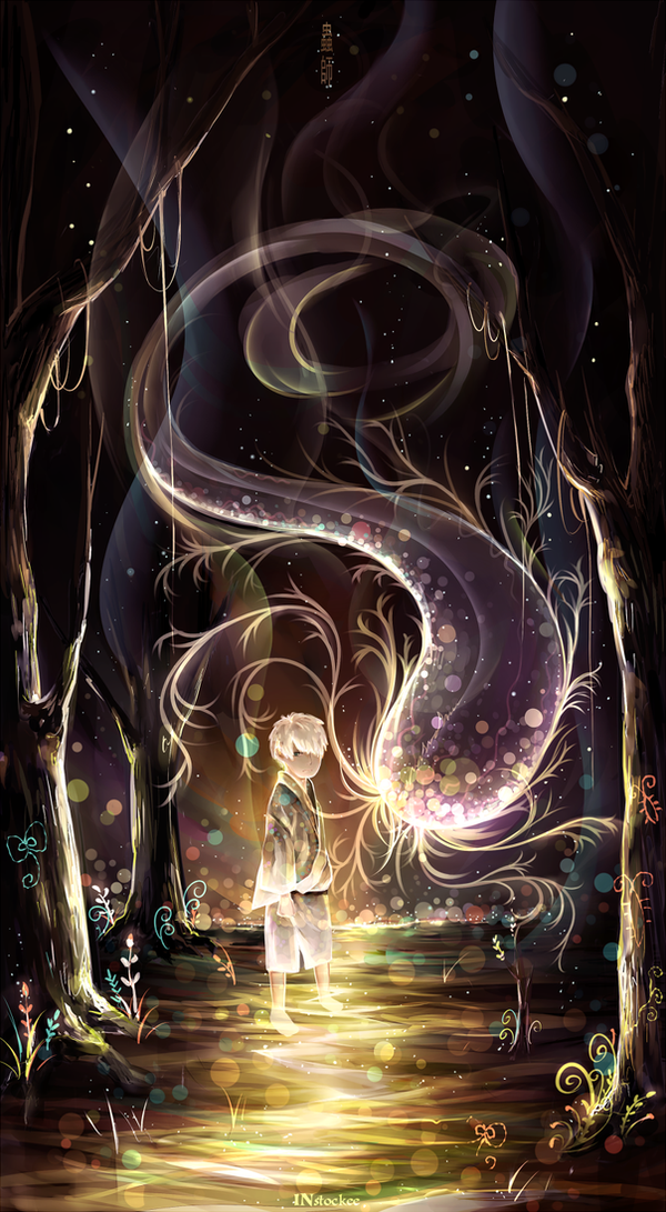 Anime/manga Fan Art - Página 2 Mushishi_by_instockee-d4f8p44