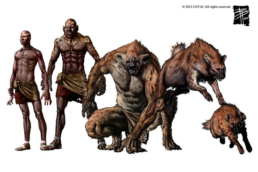 R.E. Howard, Almuric Human_to_hyena_by_bpuig-d5ua9x7