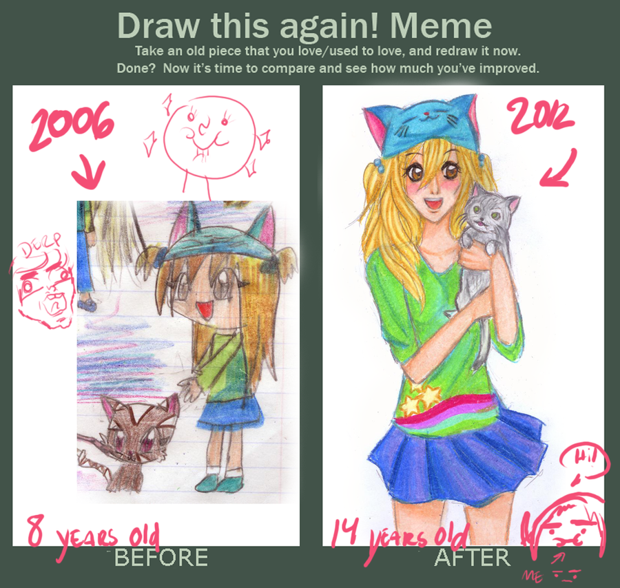 أريد أن أصبح رسامة أنمي  Draw_this_again_meme_by_helplessdancer-d4ox1b9