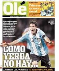 الصحف الأرجنتينية تشيد باللاعب ميسي  La-portada-de-Ole-para-Messi_54352542872_54115221162_190_228