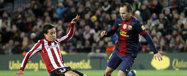 Iniesta ya es el mejor asistente del Barça FC-Barcelona-Athletic-de-Bilba_54356878575_54115221155_600_244