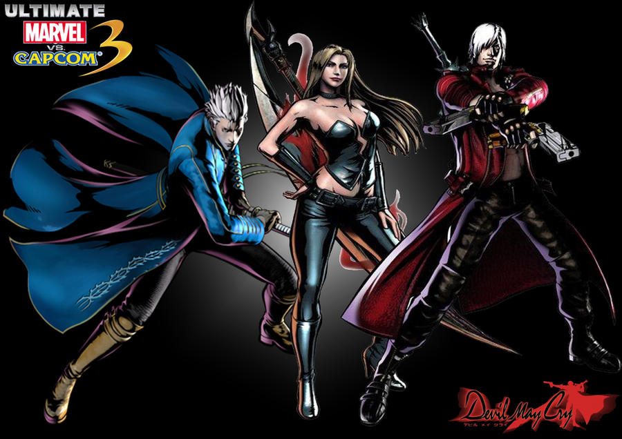 Ultimate Marvel VS. Capcom 3 - Devil May Cry Team - Dante, Vergil and Trish Devil_may_cry_umvc3_by_matt123chez-d45lnjb