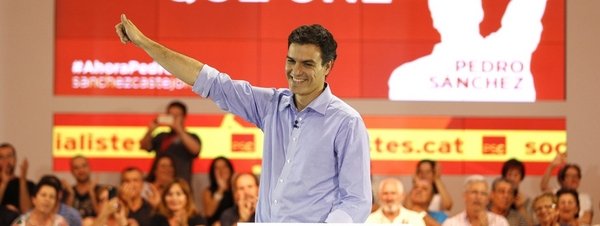 Pedro Sánchez gana las primarias del PSOE y será el nuevo secretario general El-candidato-a-la-secretaria-g_54411774006_51351706917_600_226