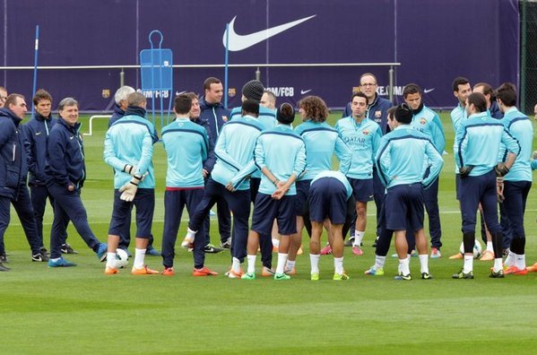 بالصور : عودة الفريق الى التدريبات استعدادا لمباراة سوسيداد غدا  Barcelona-21-02-14-Entrenament_54401566922_54115221154_600_396