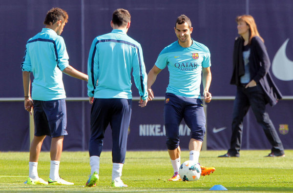 صور تدريبات لاعبي برشلونة 15-03-2014 Barcelona-15-03-14-Entrenamien_54403121113_54115221154_600_396