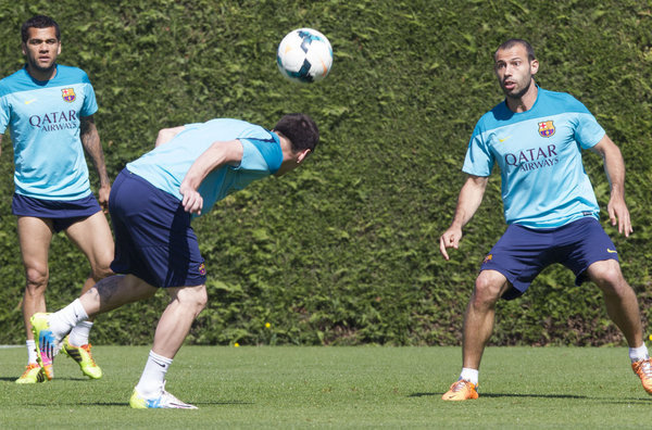 بالصور : مران برشلونة قبل مواجهة خيتافي 02-05-2014 Barca-Entrenamiento_54406544143_54115221154_600_396