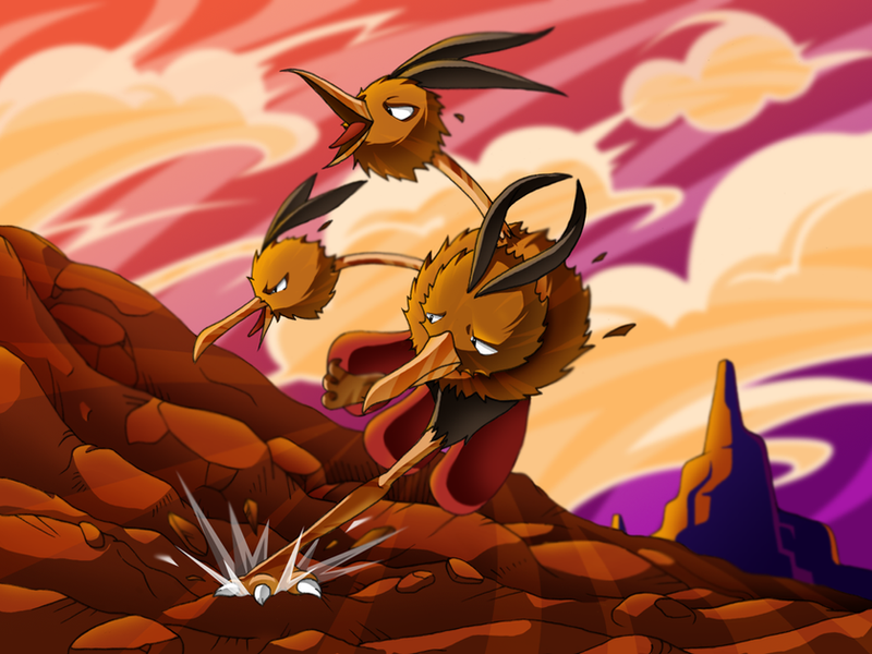 Géneration- pokémon+ _beep_beep__dodrio_by_endless_whispers