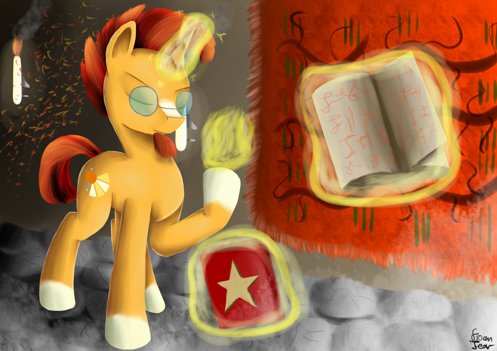 Pony art of the non diabetic variety.  - Page 25 Sunburst_by_frozentear7-d9ws6ao