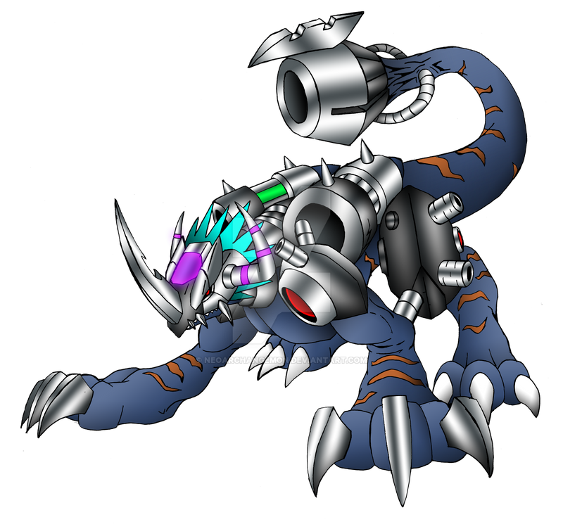 Digimon Data Fusion  Cannongreymon_by_neoarchangemon-d5fdvyj