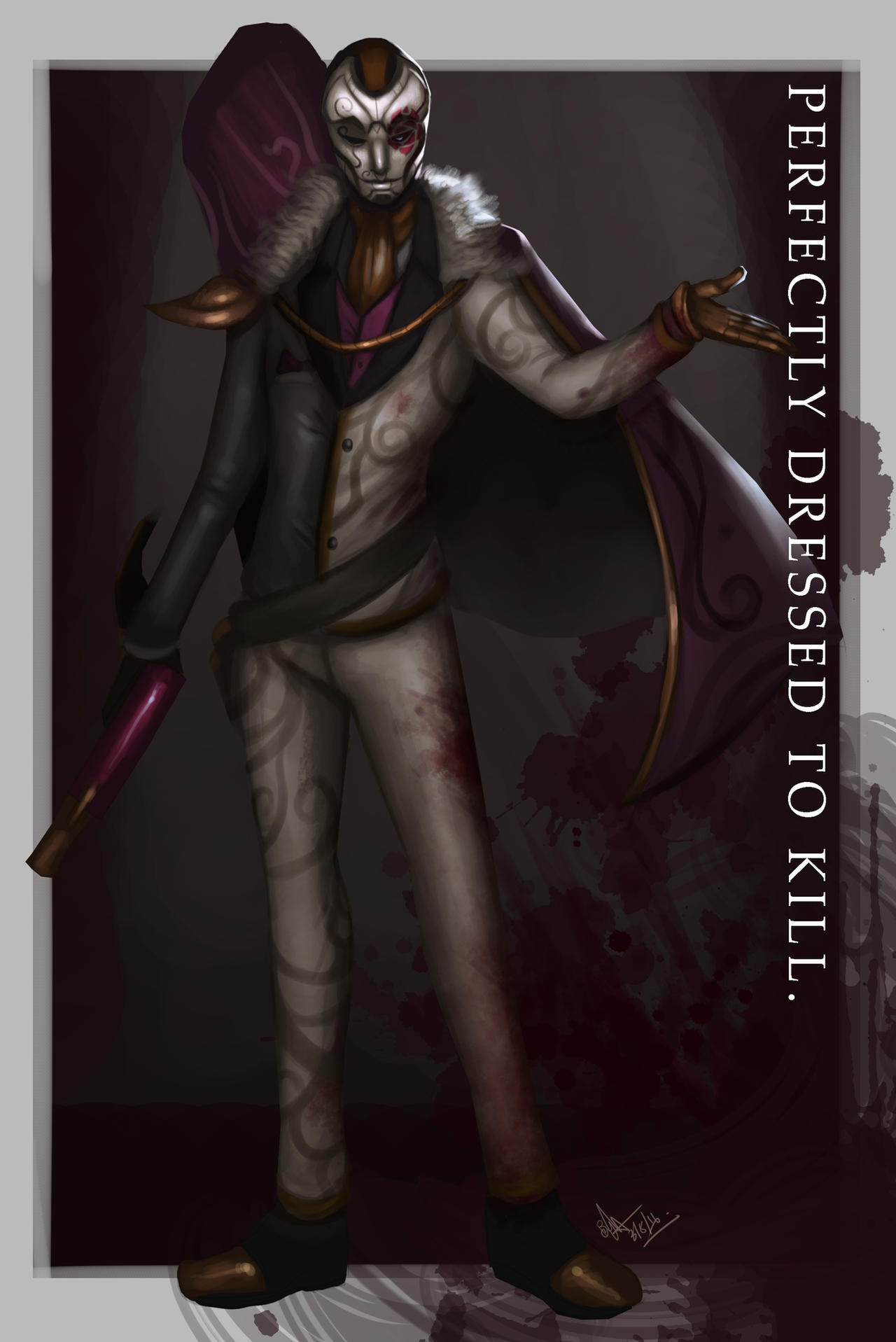 ♕ SPIRIT BRINGERS: EMPYREAN REALM. (SAGA DE BYNQUISTERR) - Página 18 Debonair_jhin_by_beverii-dacgrv6