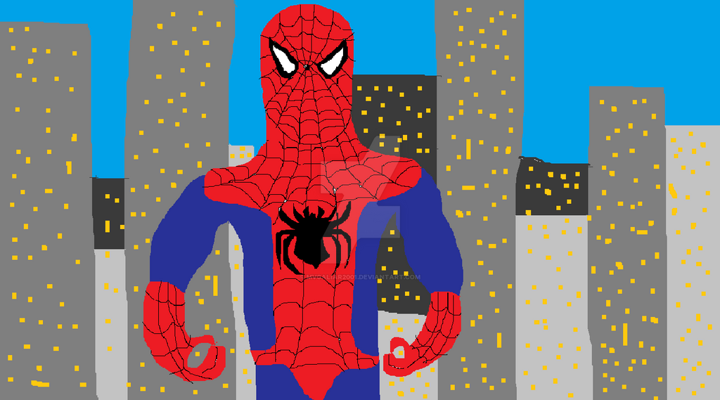 mis dibujos off-topic Spiderman_by_mvgaliar2001-dal4upb