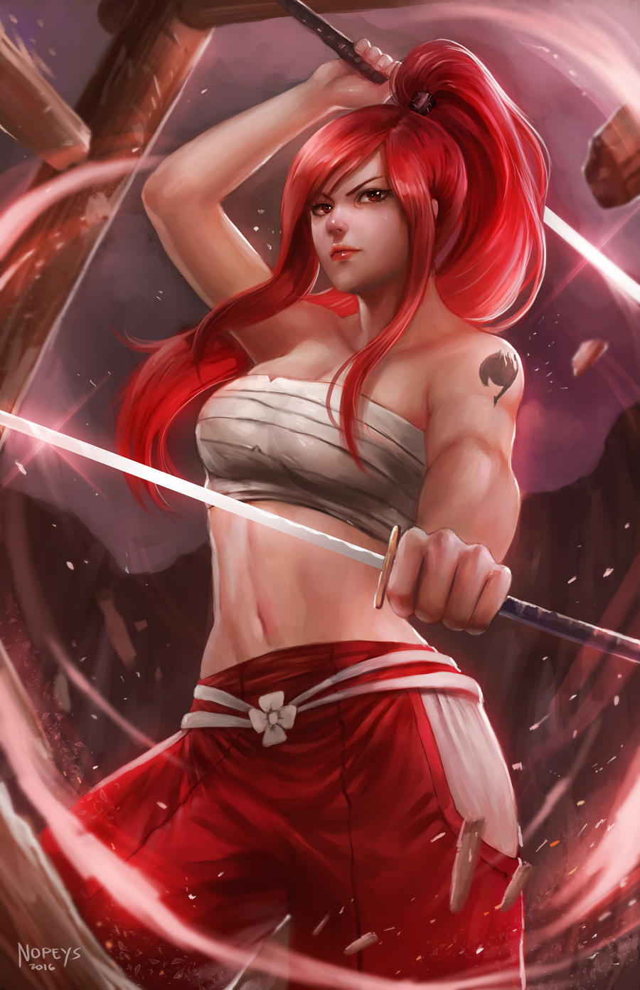 1º Yonkou. Erza_by_nopeys-d9wt4d5