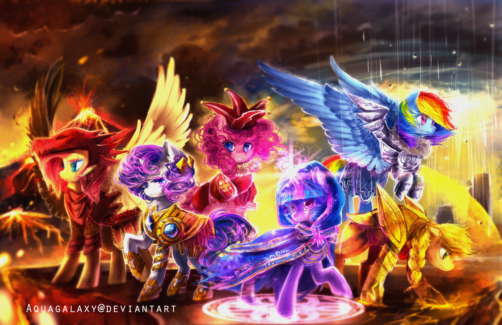 Pony art of the non diabetic variety.  - Page 19 Mlp__warriors_by_aquagalaxy-d8tnmpi