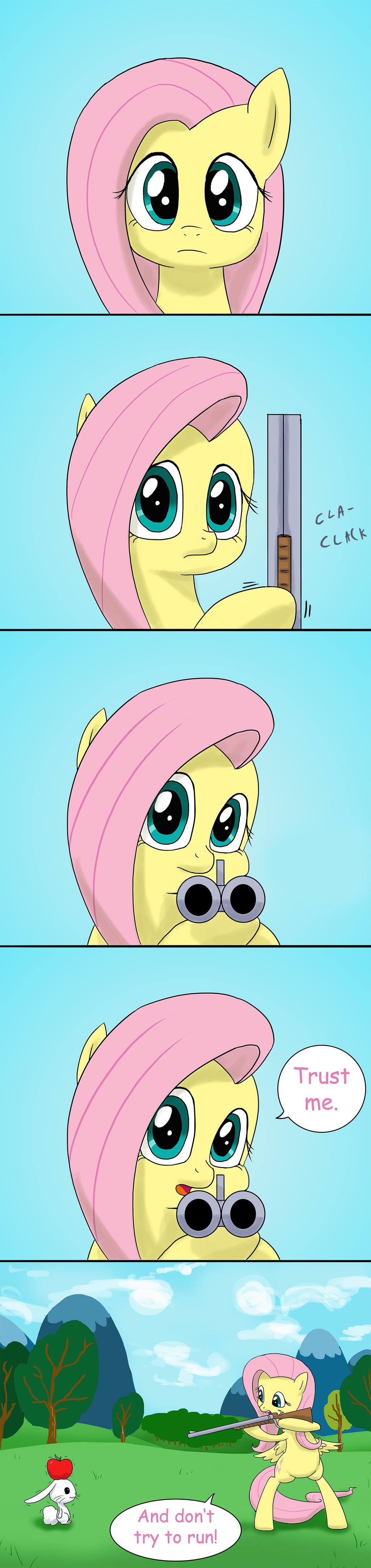 Lyra's magical diabetes inducing thread - Page 26 Fluttershy_s_aim_by_doublewbrothers-d6940yv