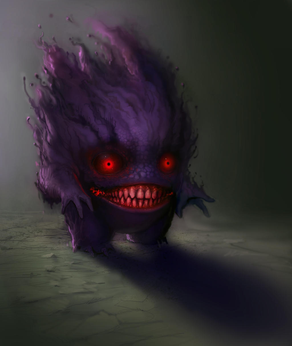 Gengars Fluch / La maldicion de Gengar Gengar___commission_by_soupandbutter-d3jtlrm