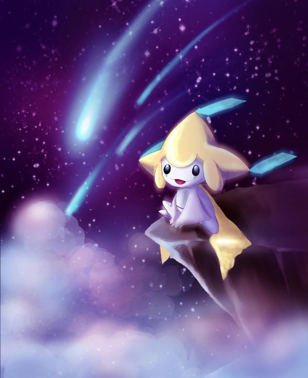 Quel est votre Pokémon préféré du type... ? - Page 9 Jirachi_by_sharkjaw-d4r55t9