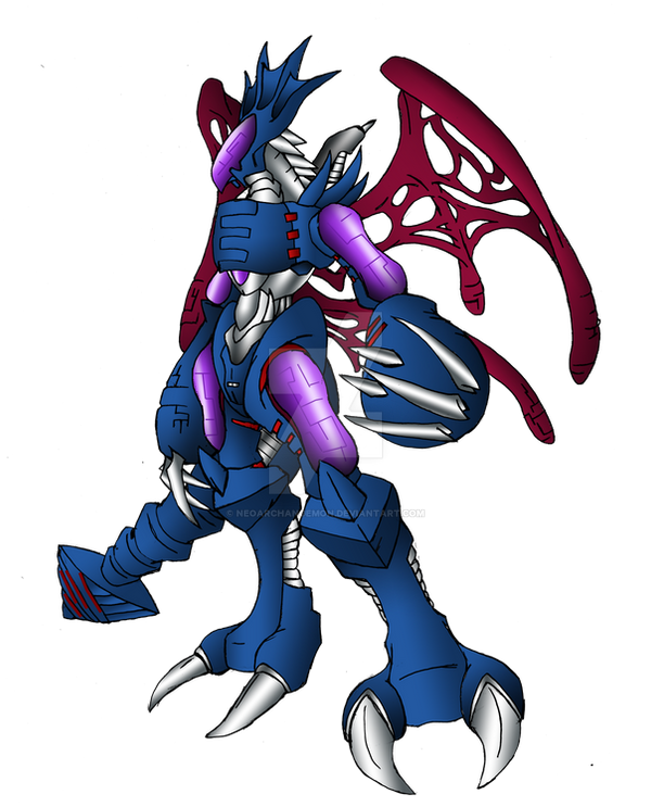 Digimon Data Fusion  Neocyberdramon_by_neoarchangemon-d5h4fbj