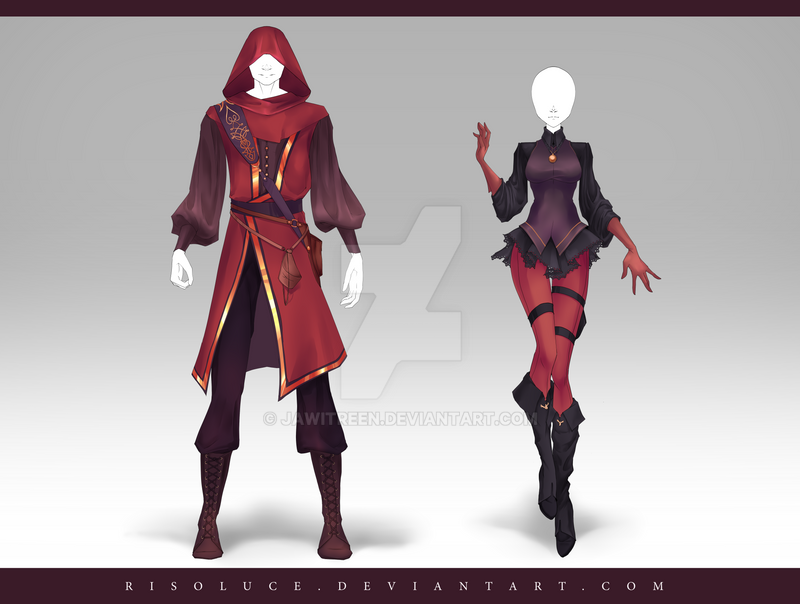 + Organisations _closed__adoptable_outfit_auction_185___186_by_risoluce-d9wyi7g