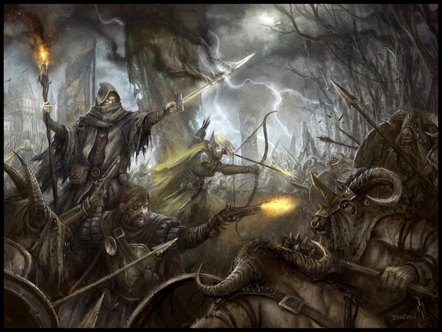 [Warhammer Fantasy Battle] Images diverses - Page 3 The_gathering_storm_by_daarken