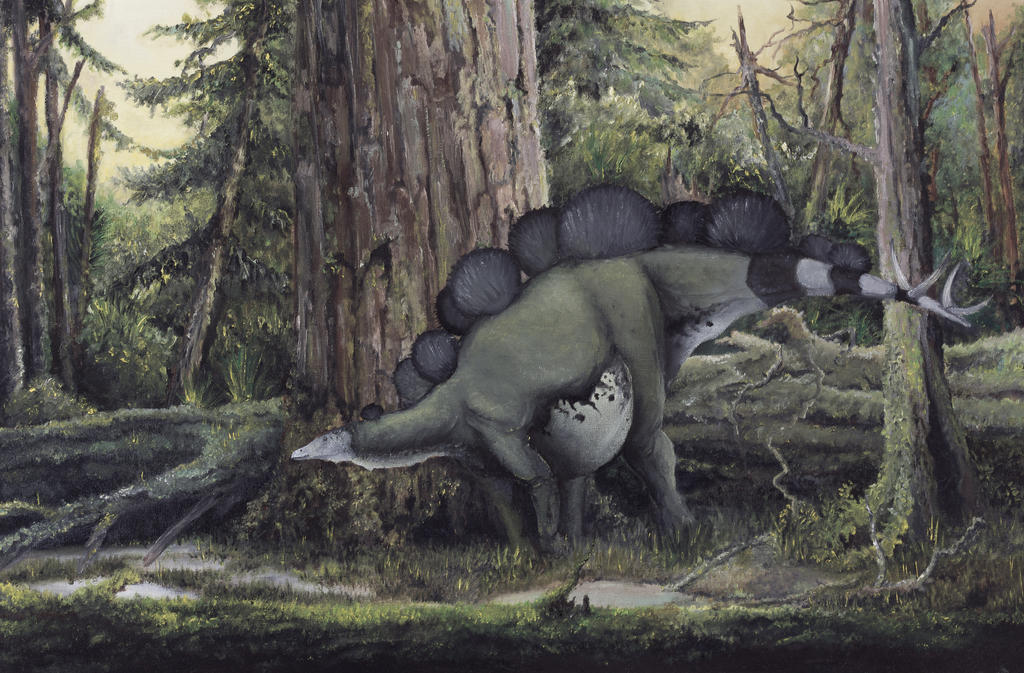 Awesome Paleoart  Walking_in_the_morrison_forest_by_antresoll-d6mrfpe