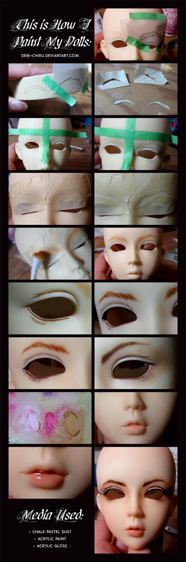 [Nip and Tuck] LUTS + Fairyland + Parts p4 - Page 3 Doll_painting_process_by_debi_chiru-d5ub3l1