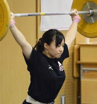 日本举重美女韩国爆红 童颜巨乳被赞像苍井空(组图) 9933910C4D4E84580882B5E3D15EDE85