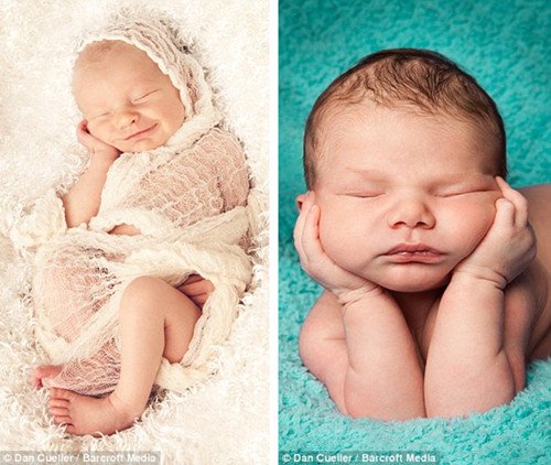 美国摄影师拍摄婴儿酣睡状 嘴角似洋溢微笑(组图) 63367143