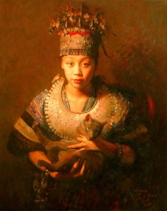 تحت ضوء الشموع للفنان الصيني Chengxiang Qi 43518310_