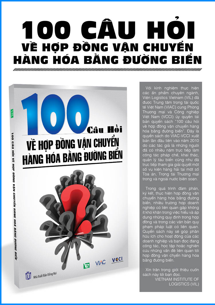 VIL phát hành sách " 100 CÂU HỎI VỀ HỢP ĐỒNG VẬN CHUYỂN HÀNG HÓA BẰNG ĐƯỜNG BIỂN " VietForward.Com_sale-100cau-hoil(1)