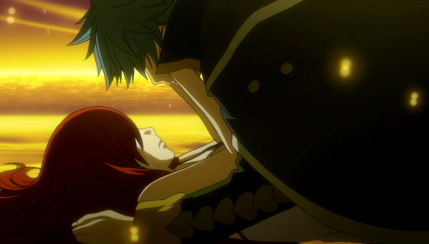 Erza et Jellal finissent leurs balade en amoureux ♥ Jellal-and-Erza