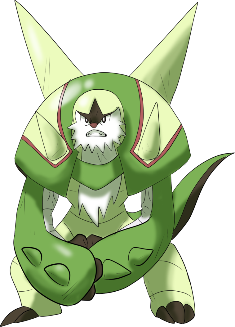 [Don] Refuge des Pokemons Inutilisés  Chesnaught_by_shinyscyther-d6q4w39