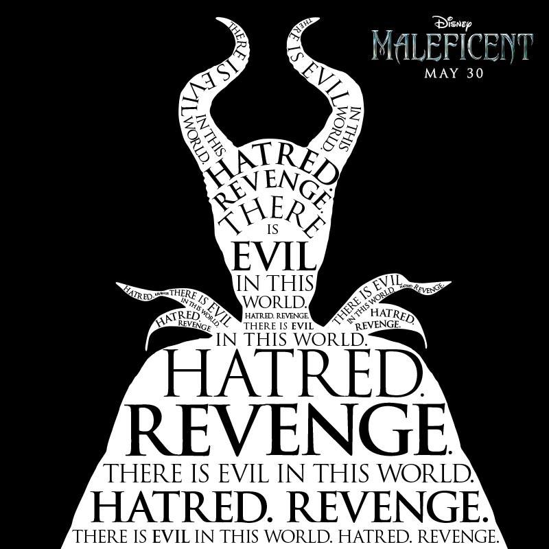 Qual o último filme que você assistiu? - Página 8 Maleficent_There_Is_Evil_In_This_World_Hatred_Revenge_Poster