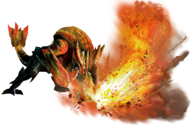 Enciclopedia Gigántica: Ficha Brachydios Colérico 400px-MH4U-Raging_Brachydios_Render_001