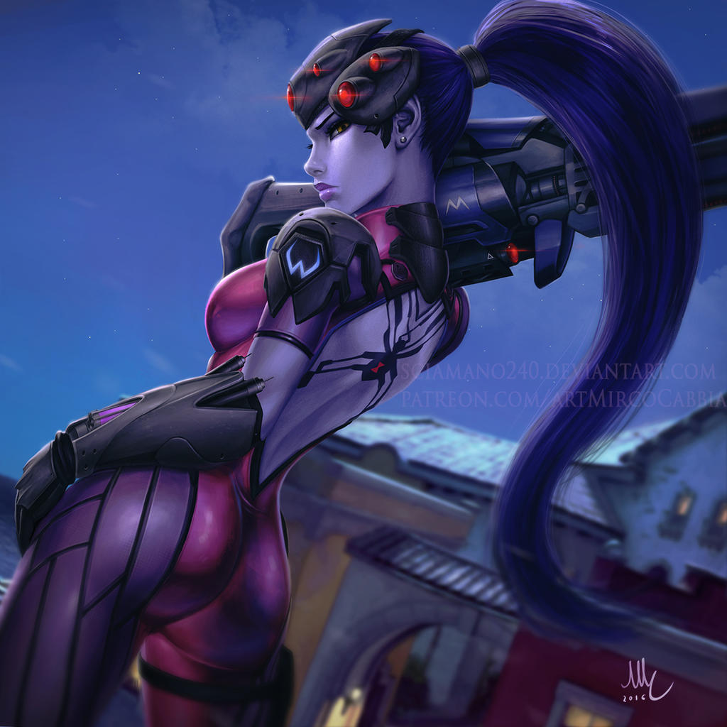 Hey luv! I'm home - Widowmaker - Page 6 Widowmaker___overwatch_by_sciamano240-da4l0el