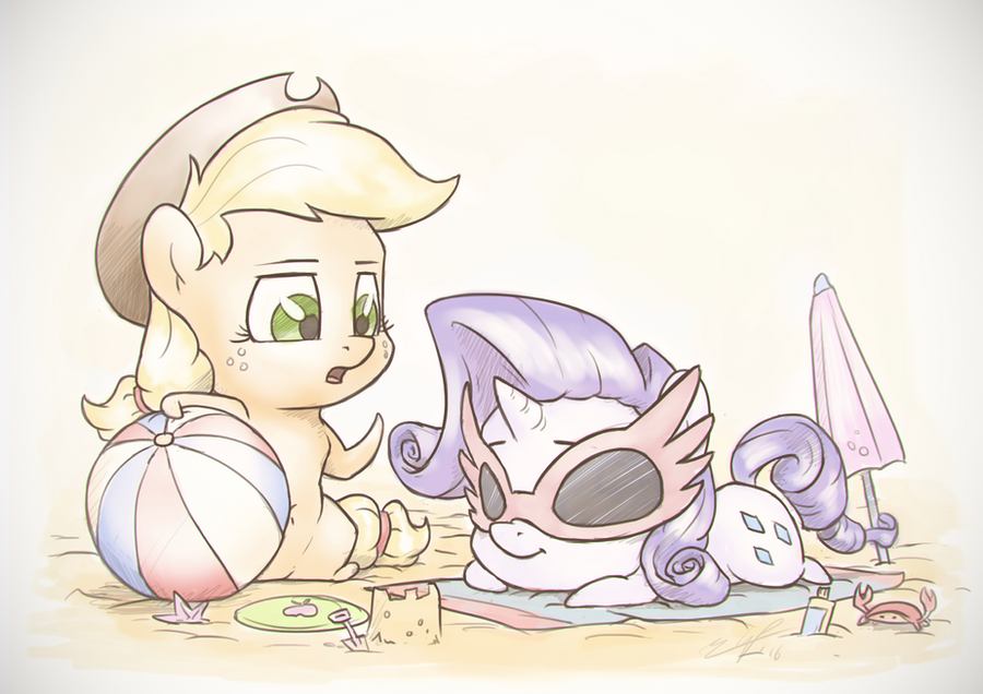 Lyra's magical diabetes inducing thread - Page 26 Sunny_little_summerponies_by_assasinmonkey-d9pd8pz