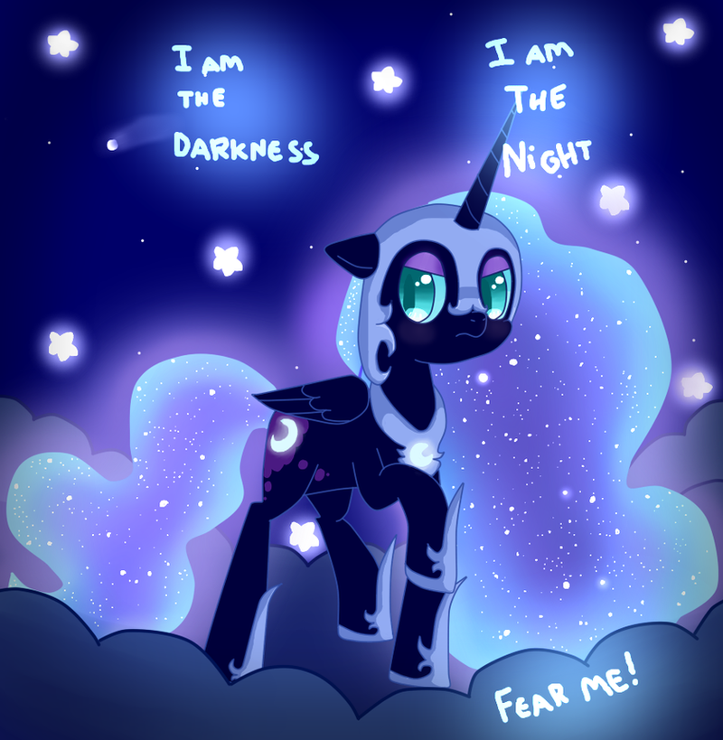 Lyra's magical diabetes inducing thread - Page 26 Nightmare_moon_by_saiadass-d9p9wws