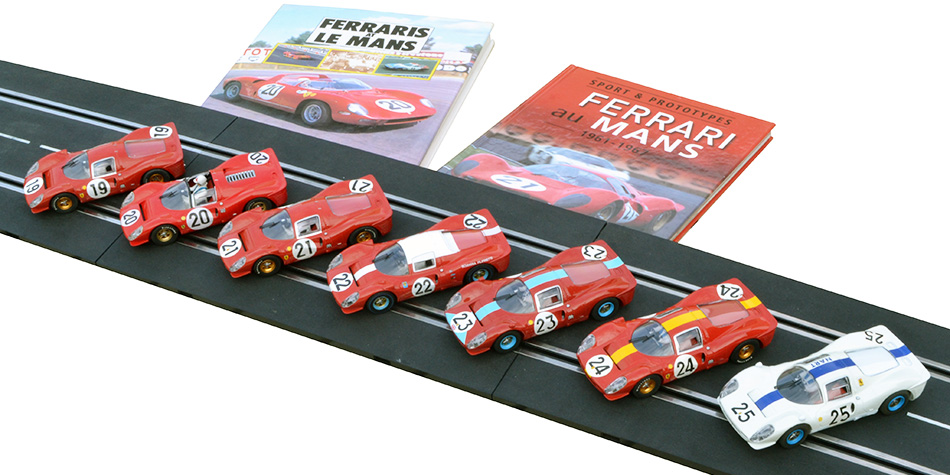 La Ferrari 412P Scalextric n°22 des 24 heures du Mans 1967 Scalextric-p3-p4-58673f9