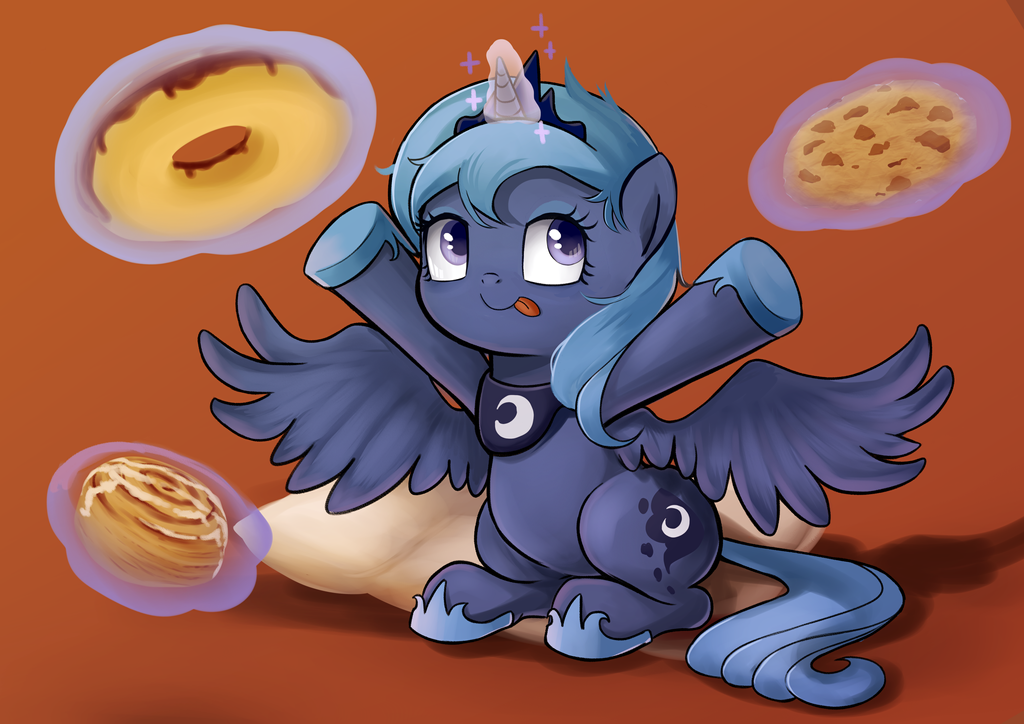 Lyra's magical diabetes inducing thread - Page 26 Young_luna_by_bronyraimu-d9p97h1