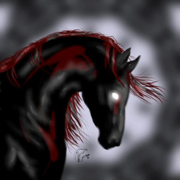 Lucifer Demon_horse_by_kaytara