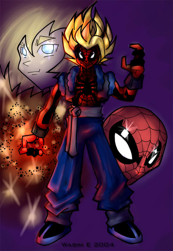 SpiderGoku's Birthday San_spideku____colored