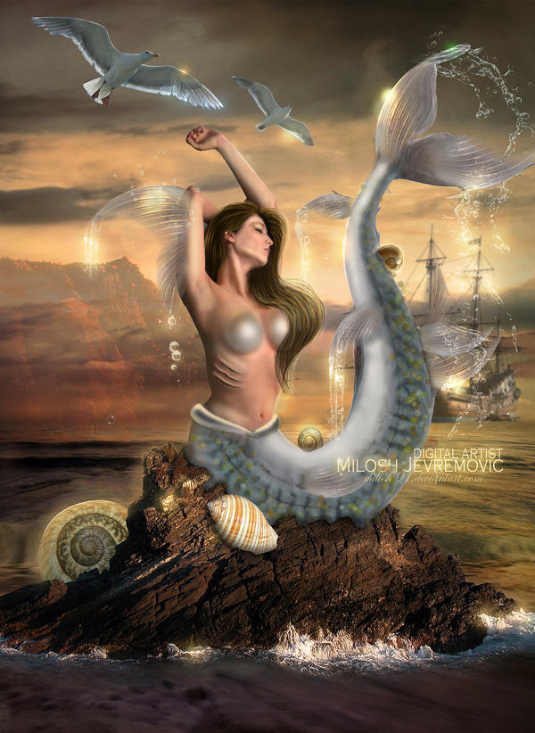 ****** SIRENAS ****** - Página 5 Mermaid_by_miloshjevremovic-d57h1jl