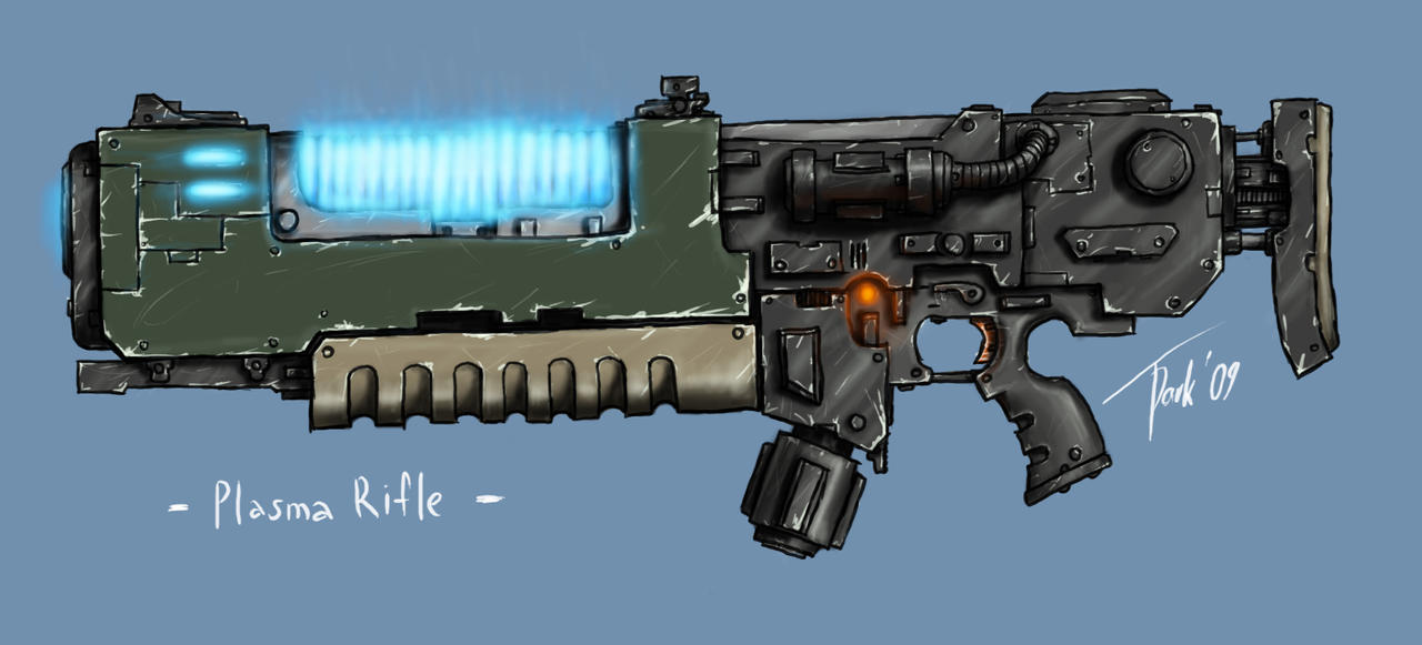 "Rightsous Wrath" Plasma Rifle pattern  Plasma_rifle_modification_by_darklostsoul86