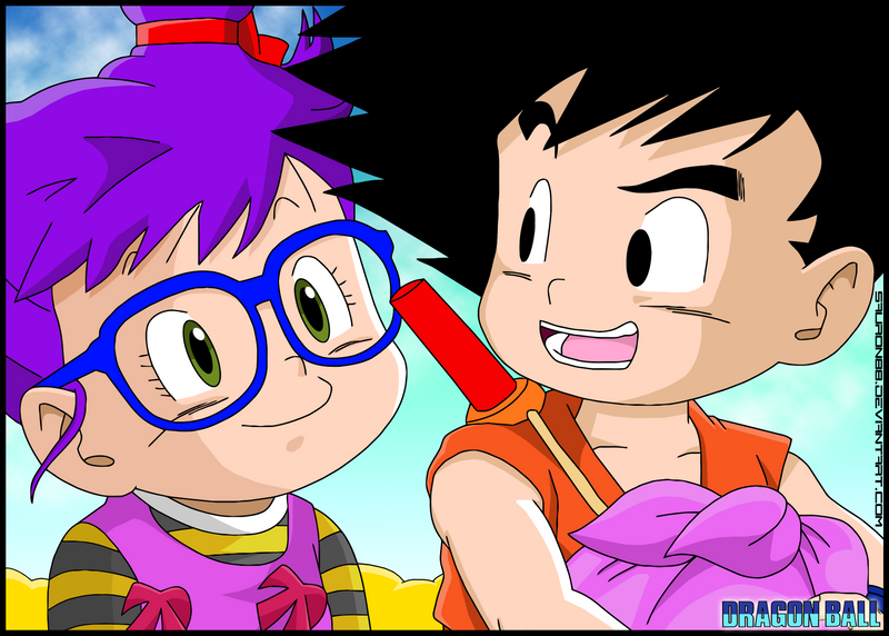 PLATAFORMA DE LAS PALABRAS ENCADENADAS II.....(instrucciones dentro) - Página 7 Goku_y_arale_by_sauron88-d6hk80c