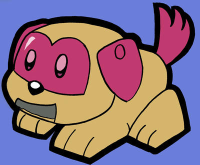 Pludog, el perro robot Kirby__robot_pup_by_kirbydrawer