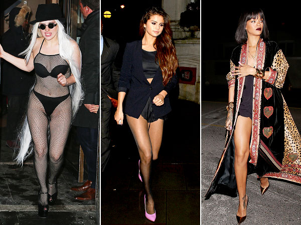 Rihanna, Selena Gomez and Lady Gaga No Pants Selena-gomez-600x450