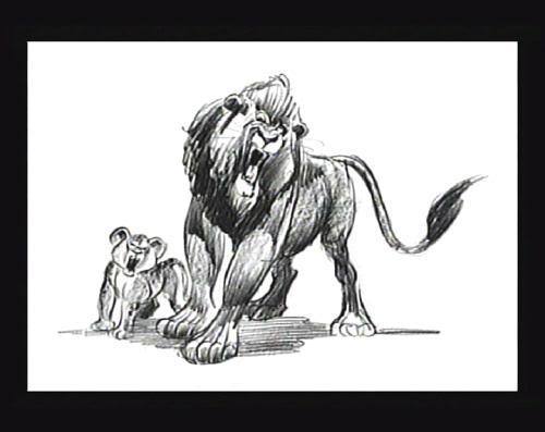 como iban a ser los personajes Mufasa-Concept-Art-the-lion-king-8889797-500-397