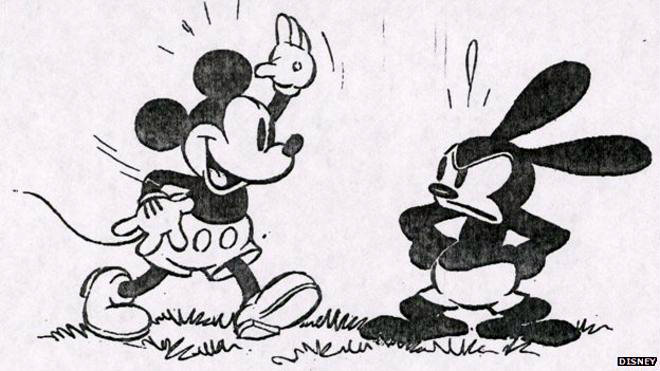 [PERSONAJE-HONORIFICO] Oswald el conejo afortunado Oswald-vs-mickey