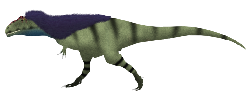 dinosaurios - ¿Dinosaurios con plumas? Feathered_Giganotosaurus