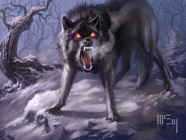 Dark Celestial Summoning- The Forsaken  Direwolf