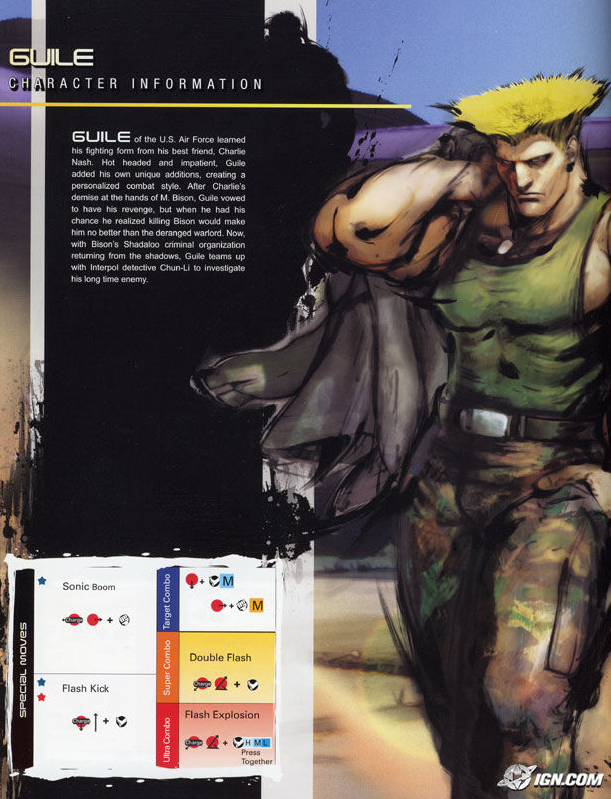 fiches personnage guide ign Guile-dbbb3f